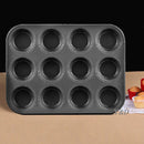 12 Hole Cupcake Tray, Muffin Pan non stick cupcake baking pan kitchen utensil