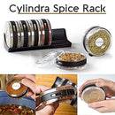 Cylinder Spice Rack Seasonings Tray-Set Of 6