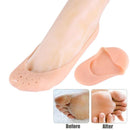 2 Pair (4PCS) Anti Crack Full Length Silicone Foot Protector Moisturizing Socks for Foot-Care and Heel Cracks