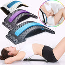 Magic Back Stretcher Lower Lumbar Massage Support Spine Pain Relief Back Massager