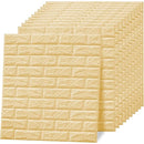 3D Brick Design Self-Adhesive Waterproof Foam Sheet 3D PE Foam Wallpaper