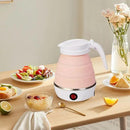 High Quality Silicone Foldable Travel Camping Portable Water Boiler Kettle 0.6l Mini Portable Electric Kettle