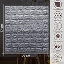 3D Brick Design Self-Adhesive Waterproof Foam Sheet 3D PE Foam Wallpaper