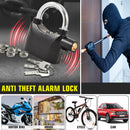 ( FREE HOME DELIVERY ) Alarm Lock Padlock Anti-Theft Security System Door Safety Lock (Black)