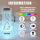 Crystal Table Touch Lamp