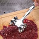 Meat Mallet Tenderizer Steak Hammer Kitchen Tool Aluminum Metal Sliver