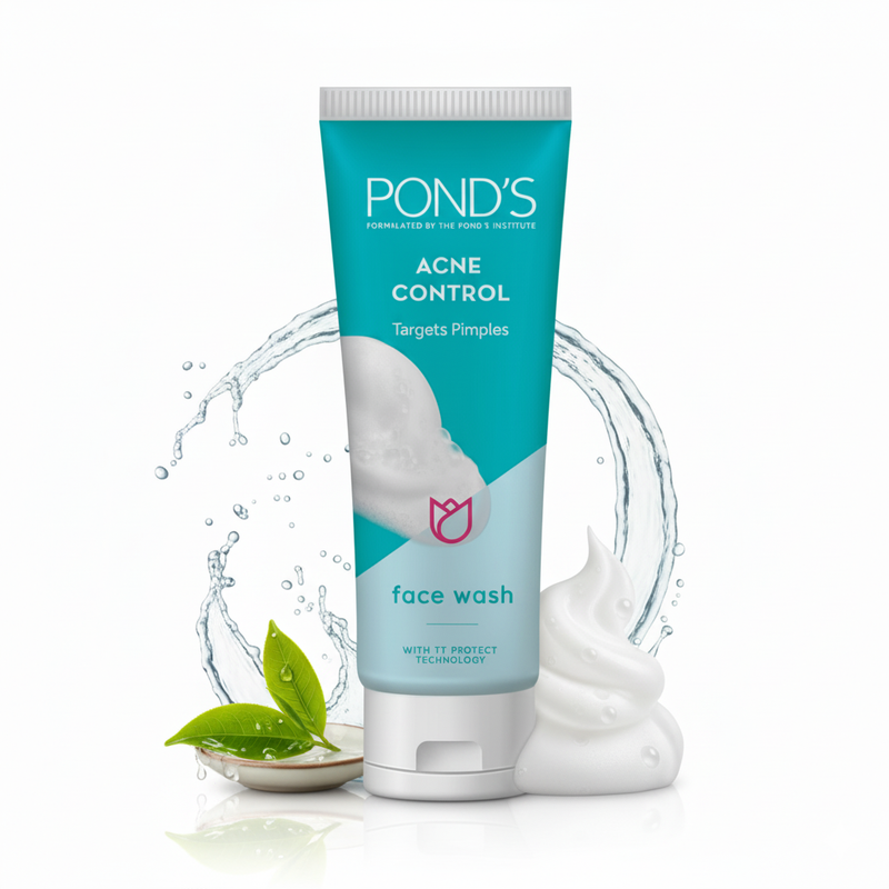 Ponds Anti Acne Solution Face Wash – Gentle Liquid Formula For Clearer Skin Oil Control And Acne Prevention – 100 Gram Pack