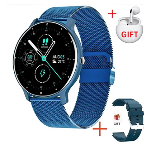 LIGE 2024 New Men Smart Watch Real-time Activity Tracker Heart Rate Monitor Sports Women Smart Watch Men Clock For Android IOS