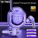 T8 Tws Bluetooth Earbuds with LED Digital Display Hifi Enc Bt 5.3 Wireless In-Ear Earphone for Xiaomi Huawei iPhone Headphone