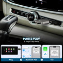 2-in-1 Wired to Wireless CarPlay Adapter