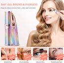 2 In 1 Rechargeable Flawless Eyebrow Hair Remover & Facial Hair Trimmer